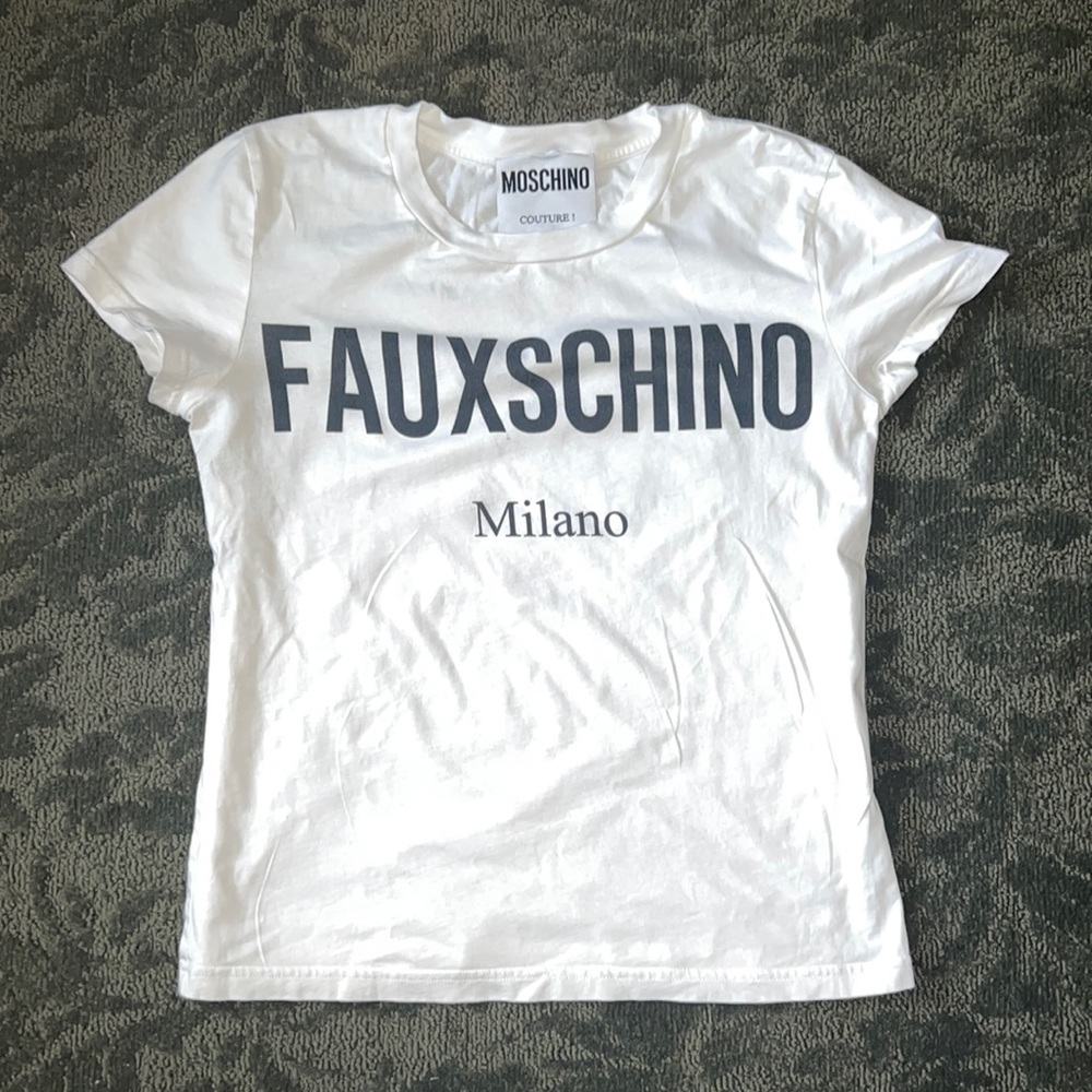 MOSCHINO Couture “FAUXSCHINO” T-Shirt